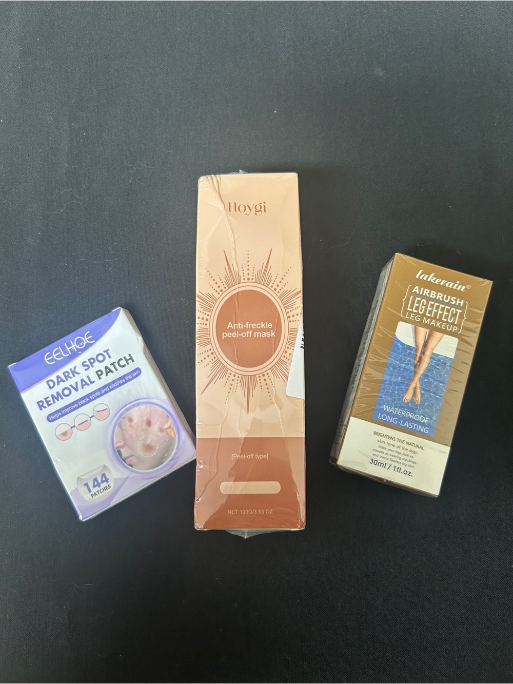 Anti-Freckle Peel-Off Mask , Leg Tanner and Dark spot remover